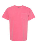 Comfort Colors 6030 Unisex Garment-Dyed Heavyweight Pocket T-Shirt - Crunchberry - front