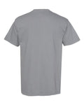 Comfort Colors 6030 Unisex Garment-Dyed Heavyweight Pocket T-Shirt - Granite - back
