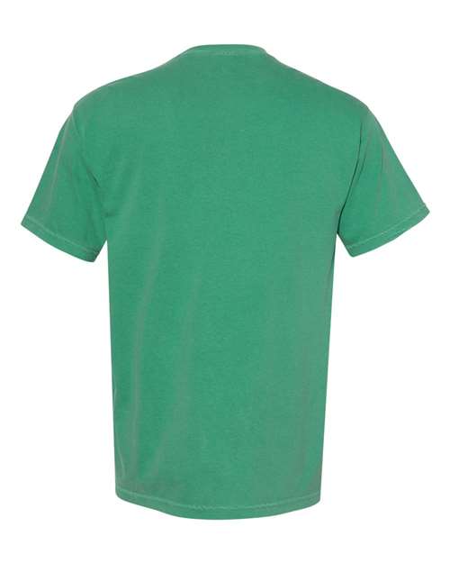 Comfort Colors 6030 Unisex Garment-Dyed Heavyweight Pocket T-Shirt - Grass - back