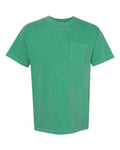 Comfort Colors 6030 Unisex Garment-Dyed Heavyweight Pocket T-Shirt - Grass - front