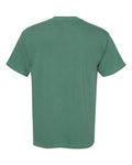 Comfort Colors 6030 Unisex Garment-Dyed Heavyweight Pocket T-Shirt - Light Green - back