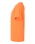 Comfort Colors 6030 Unisex Garment-Dyed Heavyweight Pocket T-Shirt - Melon - side