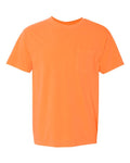 Comfort Colors 6030 Unisex Garment-Dyed Heavyweight Pocket T-Shirt - Melon - front