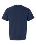 Comfort Colors 6030 Unisex Garment-Dyed Heavyweight Pocket T-Shirt - True Navy - back