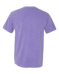Comfort Colors 6030 Unisex Garment-Dyed Heavyweight Pocket T-Shirt - Violet - back