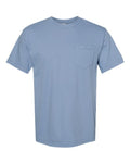 Comfort Colors 6030 Unisex Garment-Dyed Heavyweight Pocket T-Shirt - Washed Denim - front