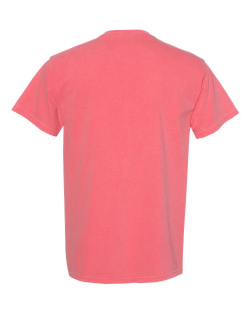 Comfort Colors 6030 Unisex Garment-Dyed Heavyweight Pocket T-Shirt - Watermelon - back