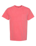 Comfort Colors 6030 Unisex Garment-Dyed Heavyweight Pocket T-Shirt - Watermelon - front
