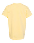 Comfort Colors 9018 Youth Garment-Dyed Heavyweight T-Shirt - Butter - back