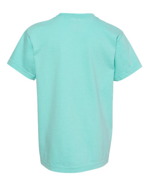 Comfort Colors 9018 Youth Garment-Dyed Heavyweight T-Shirt - Chalky Mint - back