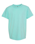 Comfort Colors 9018 Youth Garment-Dyed Heavyweight T-Shirt - Chalky Mint - front