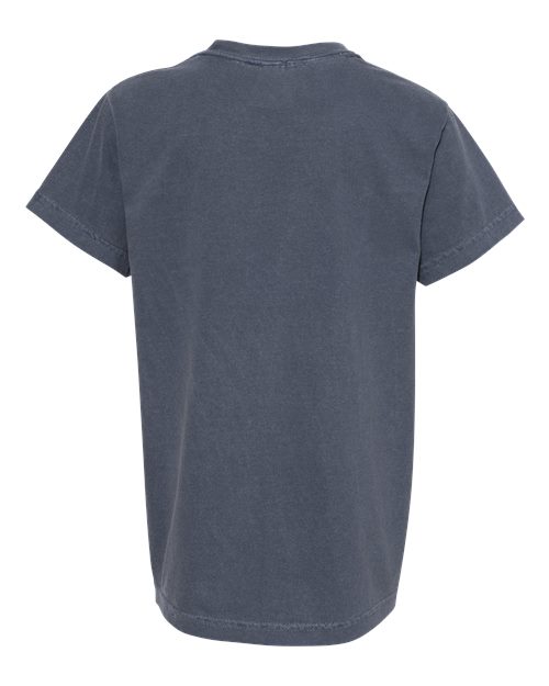 Comfort Colors 9018 Youth Garment-Dyed Heavyweight T-Shirt - Denim - back