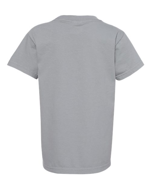Comfort Colors 9018 Youth Garment-Dyed Heavyweight T-Shirt - Granite - back