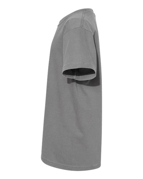 Comfort Colors 9018 Youth Garment-Dyed Heavyweight T-Shirt - Grey - side