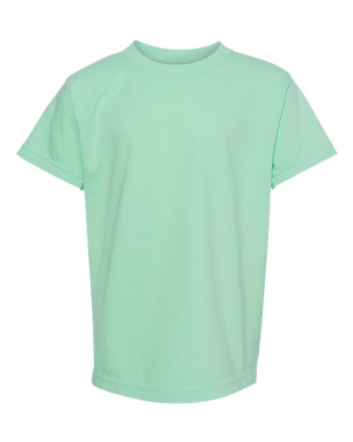 Comfort Colors 9018 Youth Garment-Dyed Heavyweight T-Shirt - Island Reef - front