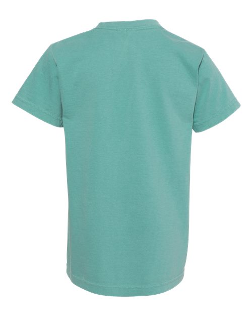 Comfort Colors 9018 Youth Garment-Dyed Heavyweight T-Shirt - Seafoam - back