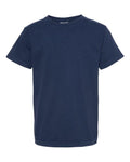 Comfort Colors 9018 Youth Garment-Dyed Heavyweight T-Shirt - True Navy - front