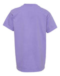 Comfort Colors 9018 Youth Garment-Dyed Heavyweight T-Shirt - Violet - back