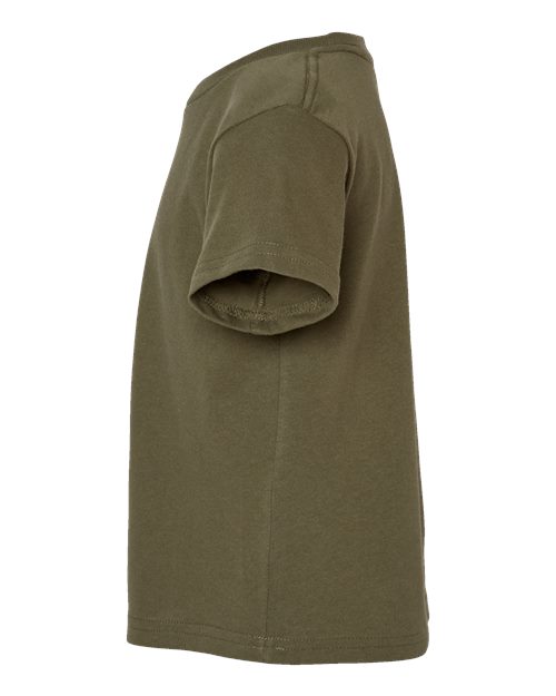 Rabbit Skins 3301T Toddler Cotton Jersey Tee - Military Green - side