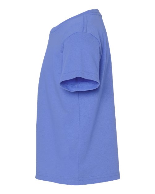 Rabbit Skins 3301J Youth Juvy T-Shirt - Carolina Blue - side