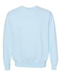 Comfort Colors 1566 Unisex Garment-Dyed Crewneck Sweatshirt - Chambray - front