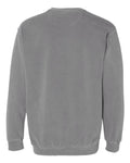 Comfort Colors 1566 Unisex Garment-Dyed Crewneck Sweatshirt - Grey - back