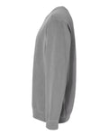 Comfort Colors 1566 Unisex Garment-Dyed Crewneck Sweatshirt - Grey - side