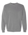 Comfort Colors 1566 Unisex Garment-Dyed Crewneck Sweatshirt - Grey - front
