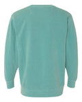 Comfort Colors 1566 Unisex Garment-Dyed Crewneck Sweatshirt - Seafoam - back