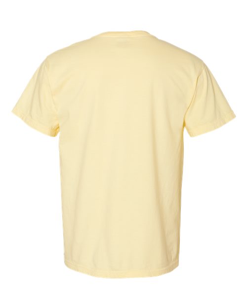 Comfort Colors 1717 Garment-Dyed Heavyweight T-Shirt - Banana - back