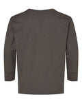 Rabbit Skins 3302 Toddler Fine Jersey Long Sleeve Tee - Charcoal - back