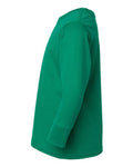 Rabbit Skins 3302 Toddler Fine Jersey Long Sleeve Tee - Kelly - side