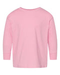 Rabbit Skins 3302 Toddler Fine Jersey Long Sleeve Tee - Pink - front