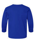 Rabbit Skins 3302 Toddler Fine Jersey Long Sleeve Tee - Royal - back