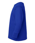 Rabbit Skins 3302 Toddler Fine Jersey Long Sleeve Tee - Royal - side