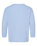 Rabbit Skins 3302 Toddler Fine Jersey Long Sleeve Tee - Light Blue - back