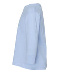 Rabbit Skins 3302 Toddler Fine Jersey Long Sleeve Tee - Light Blue - side