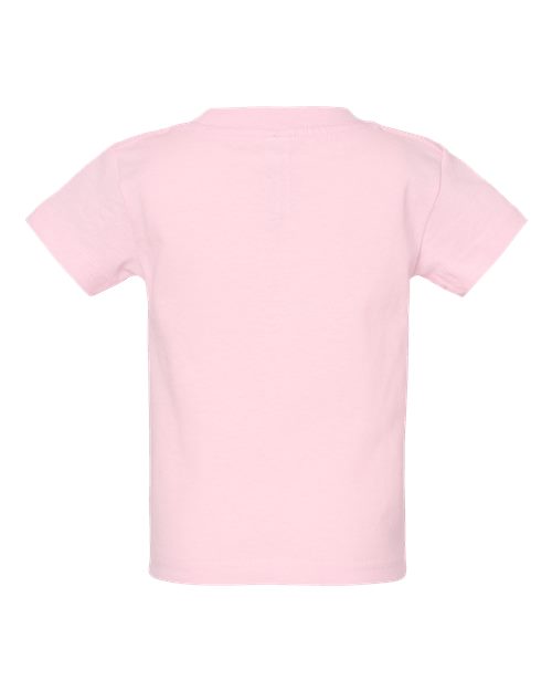 Rabbit Skins 3401 Infant Cotton Jersey Tee - Ballerina - back