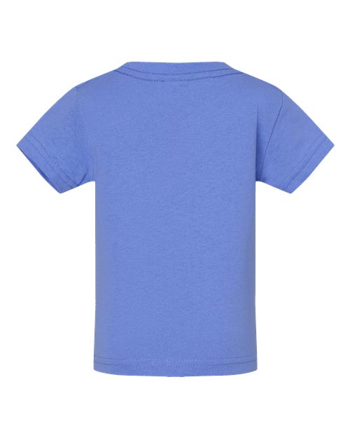 Rabbit Skins 3401 Infant Cotton Jersey Tee - Carolina Blue - back