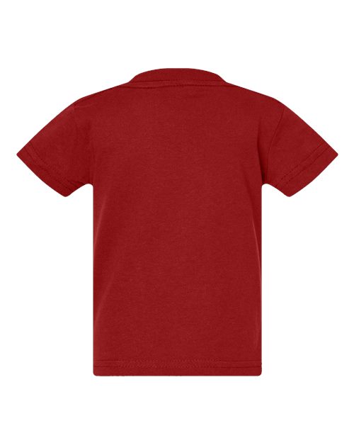 Rabbit Skins 3401 Infant Cotton Jersey Tee - Garnet - back