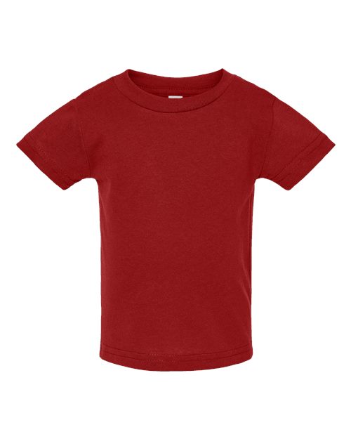 Rabbit Skins 3401 Infant Cotton Jersey Tee - Garnet - front