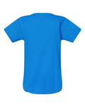 Rabbit Skins 4400 Infant Baby Rib Bodysuit - Cobalt - back