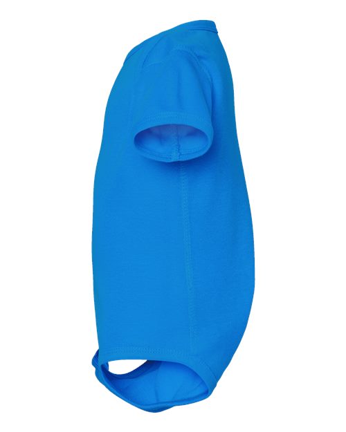 Rabbit Skins 4400 Infant Baby Rib Bodysuit - Cobalt - side