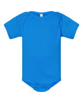 Rabbit Skins 4400 Infant Baby Rib Bodysuit - Cobalt - front
