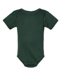 Rabbit Skins 4400 Infant Baby Rib Bodysuit - Forest - front
