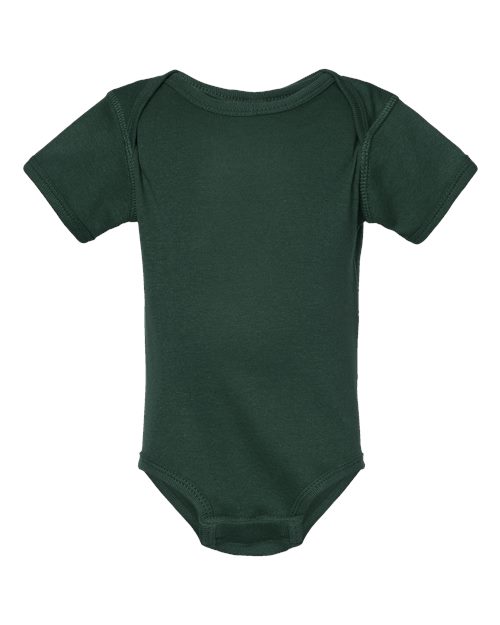 Rabbit Skins 4400 Infant Baby Rib Bodysuit - Forest - front