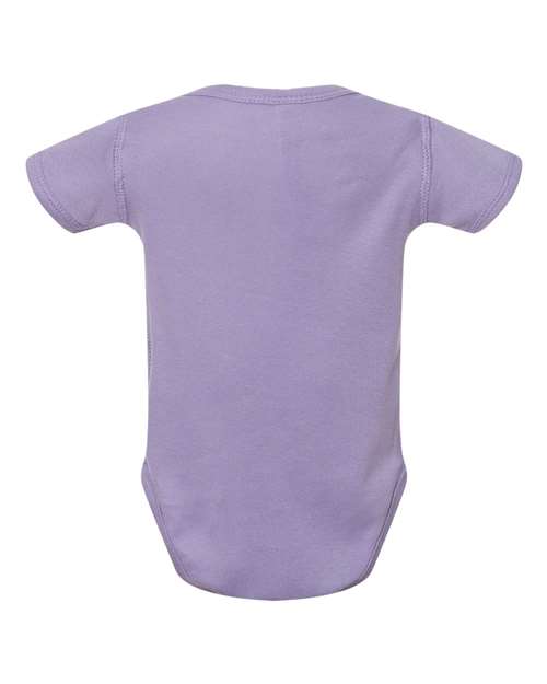 Rabbit Skins 4400 Infant Baby Rib Bodysuit - Lavender - back