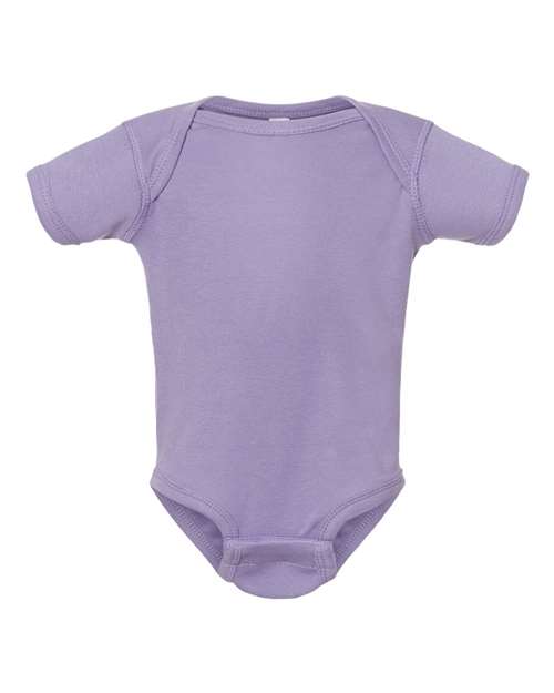 Rabbit Skins 4400 Infant Baby Rib Bodysuit - Lavender - front