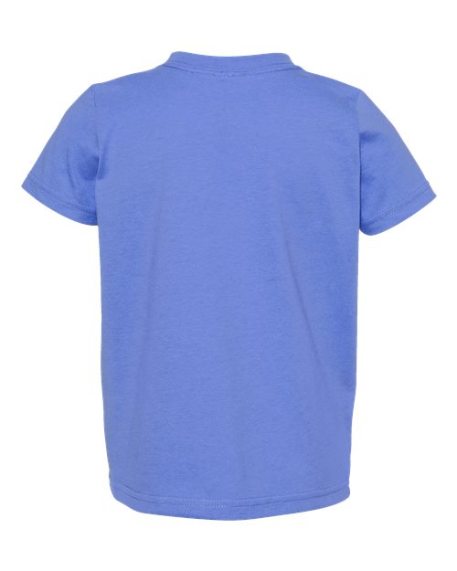 Rabbit Skins 3321 Toddler Fine Jersey Tee - Carolina Blue - back