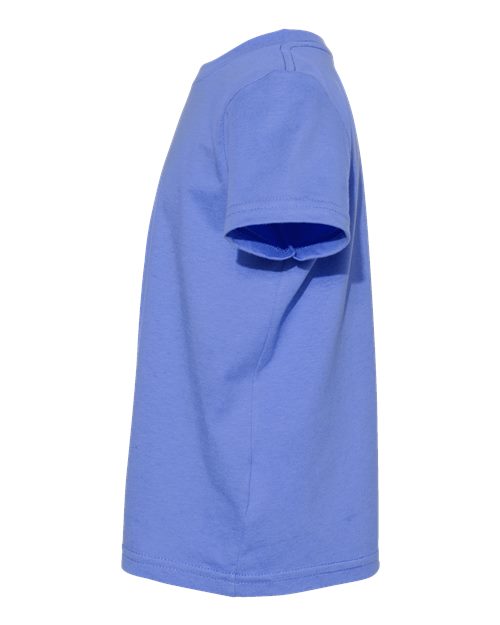 Rabbit Skins 3321 Toddler Fine Jersey Tee - Carolina Blue - side